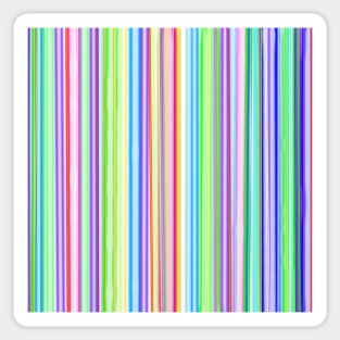 Colorful Stripe Pattern Sticker